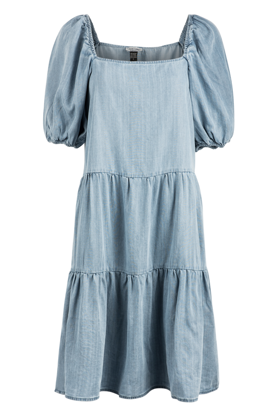 Tasha Polizzi Tiered Denim Dress