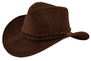 Bullhide Forsyth Chocolate Leather Hat