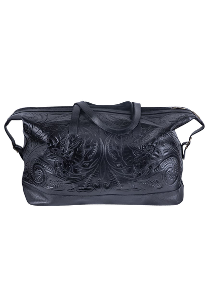 Hide and Chic Aurora Tooled Wristlet Bag