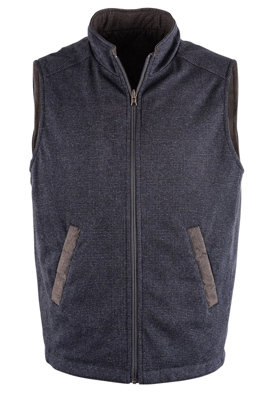 Madison Creek Navy Glen Sautee Reversible Vest