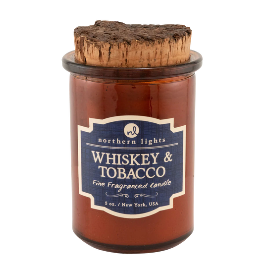 Northern Lights Whiskey & Tobacco Candle