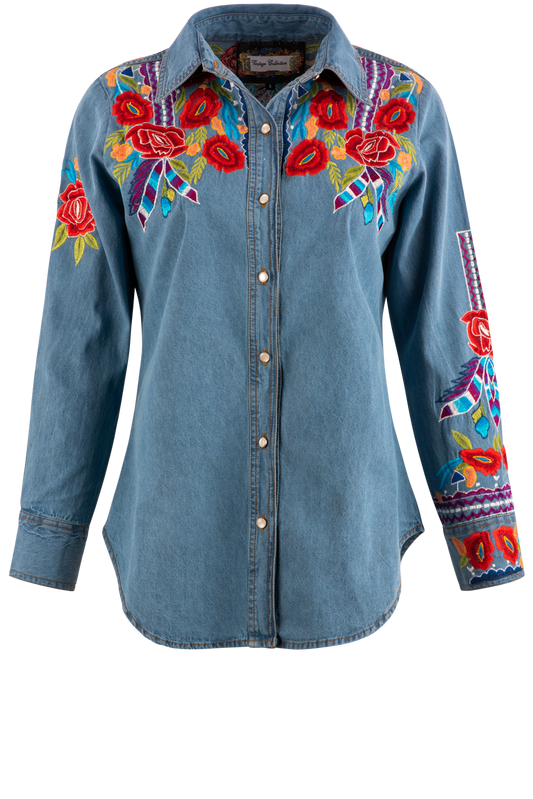 Vintage Collection Denim Western Shirt