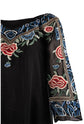 Vintage Collection Black Garland Embroidered Tunic
