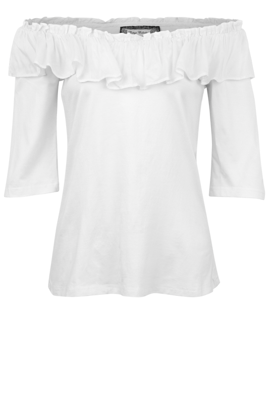 Vintage Collection Knit Ruffle Top