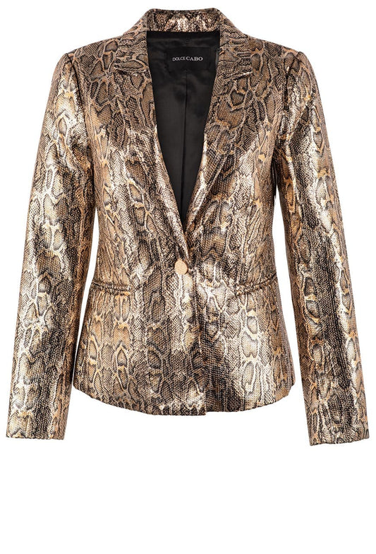 Dolce Cabo Snake Skin Blazer