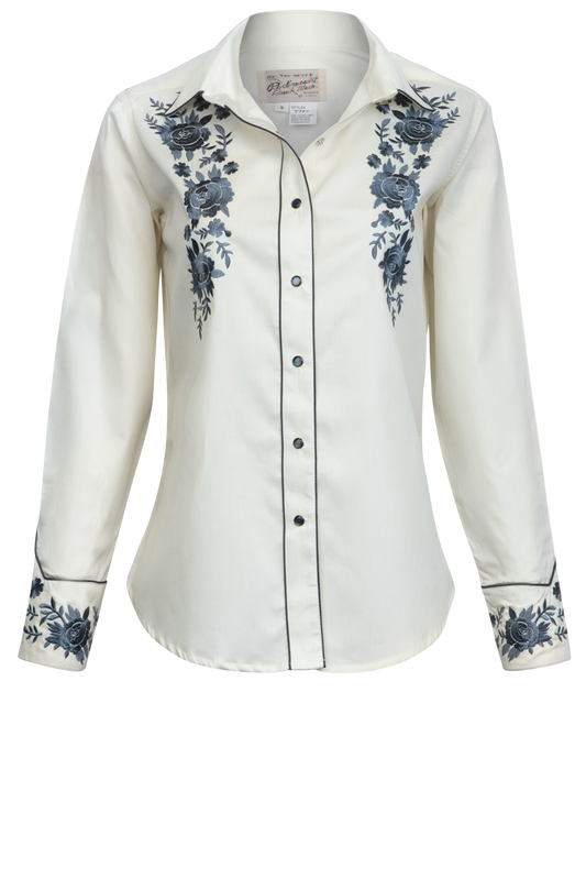 Rockmount Ranch Wear Vintage Floral Western Top