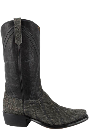 Rios of Mercedes Men's Safari Elephant Cowboy Boots - Granite/Black