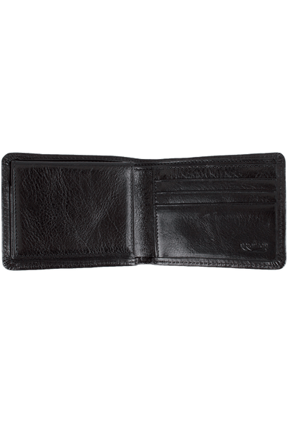 Brighton Black Leather Carnegie Passcase Wallet