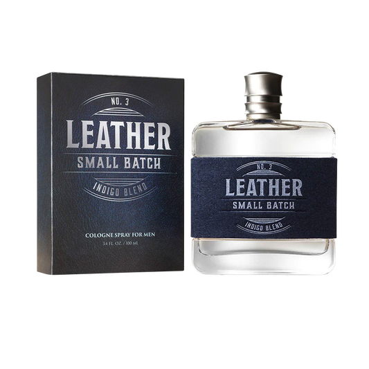 Tru Fragrance Leather Small Batch Indigo Blend Cologne No. 3