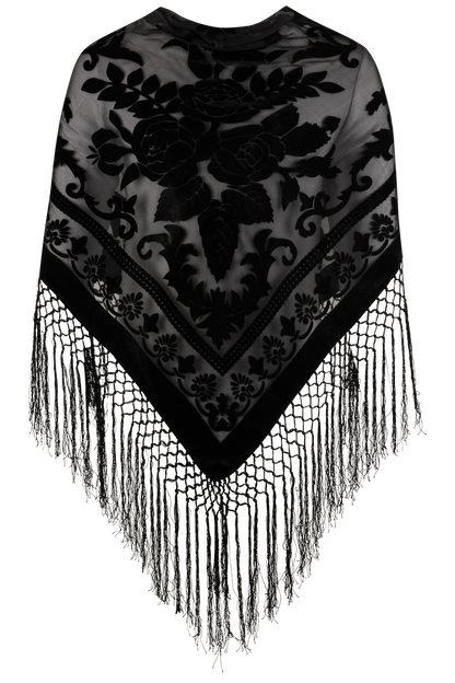 Pat Dahnke Black Triangle Shawl