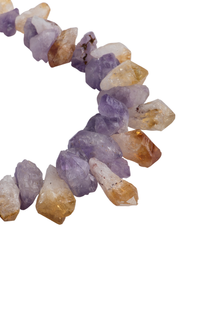 Ann Vlach Citrine & Amethyst Necklace