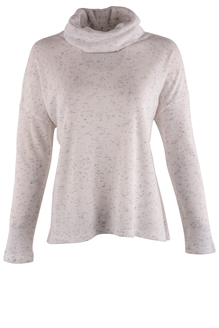 Dylan Fuzzy Cowl Neck Top