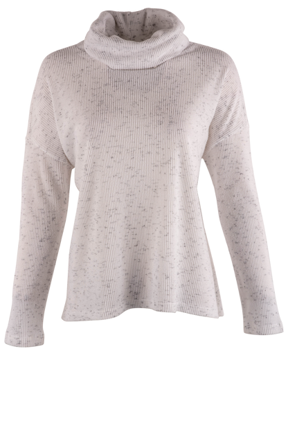 Dylan Fuzzy Cowl Neck Top