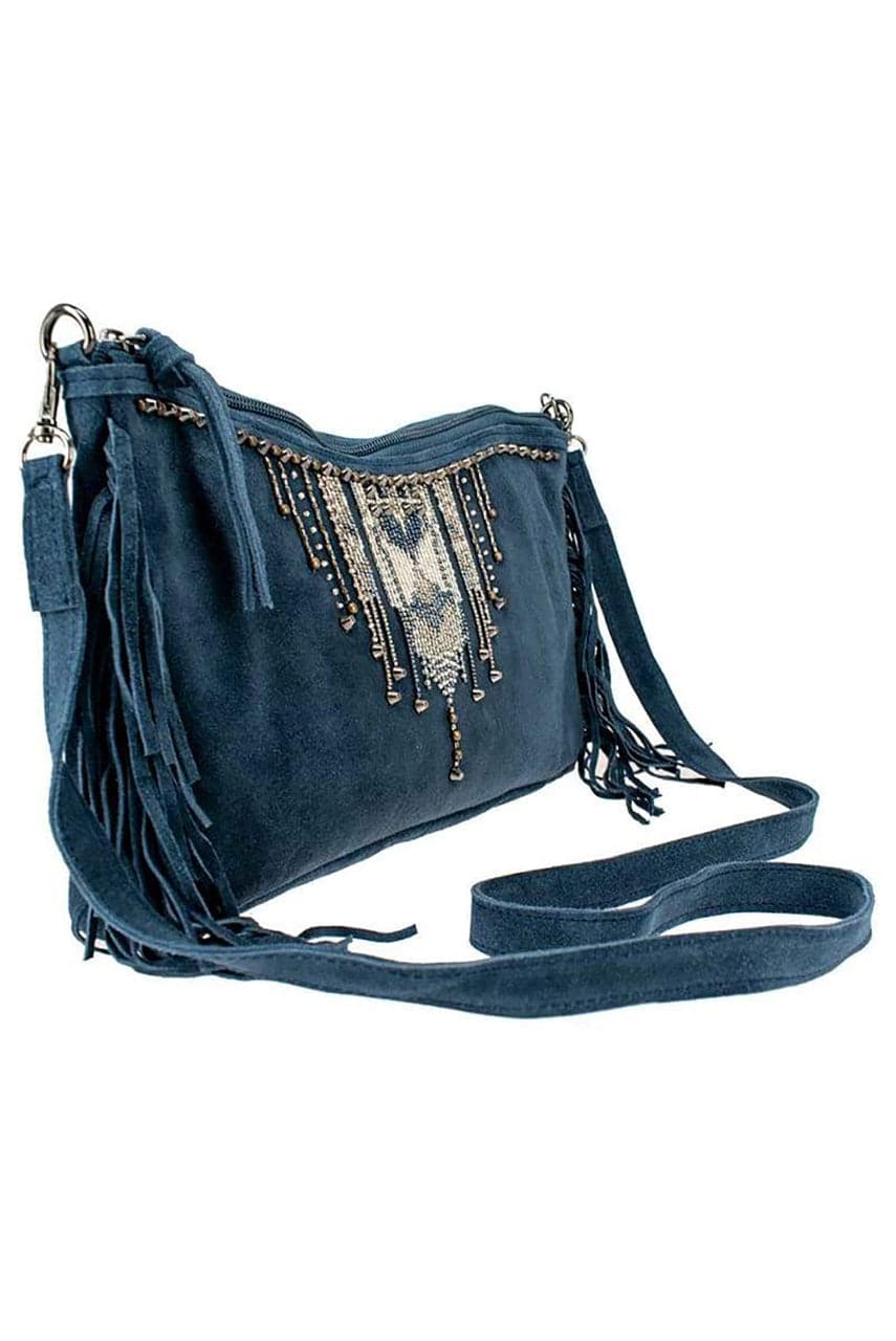 Mary Frances Bryce Leather Crossbody Handbag
