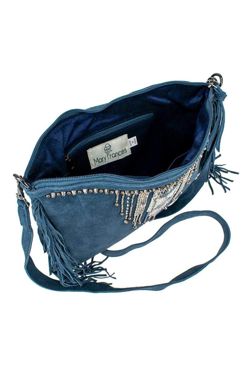 Mary Frances Bryce Leather Crossbody Handbag