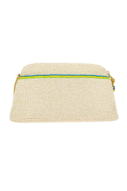 Mary Frances Rise and Shine Beaded Crossbody Clutch
