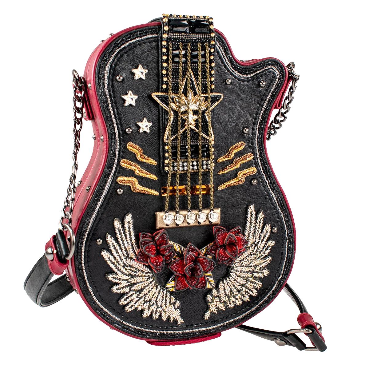 Mary Frances Guitar Crossbody Bag