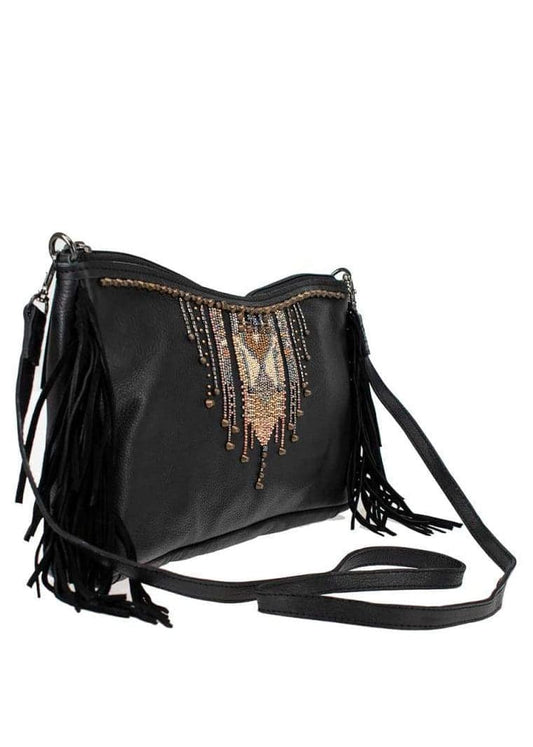 Mary Frances Zion Leather Crossbody Handbag