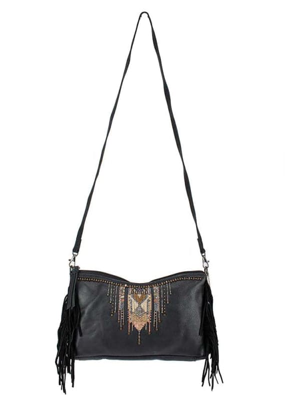 Mary Frances Zion Leather Crossbody Handbag