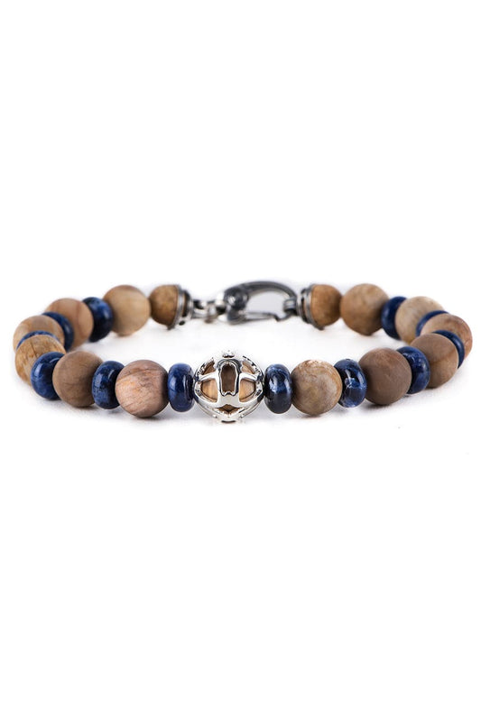 William Henry Wooden Beaded Bracelet