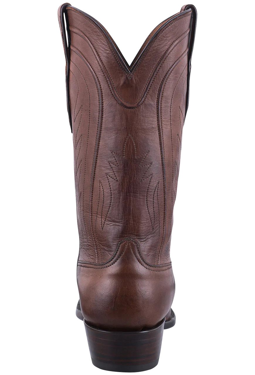 Black Jack Men's Exclusive Burnished Brown Ranch Hand Cowboy Boots