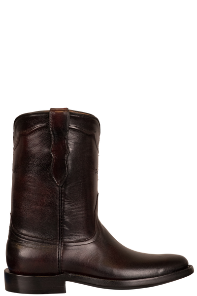 Black Jack Black Cherry Brush Off Goat Roper Boots | Pinto Ranch
