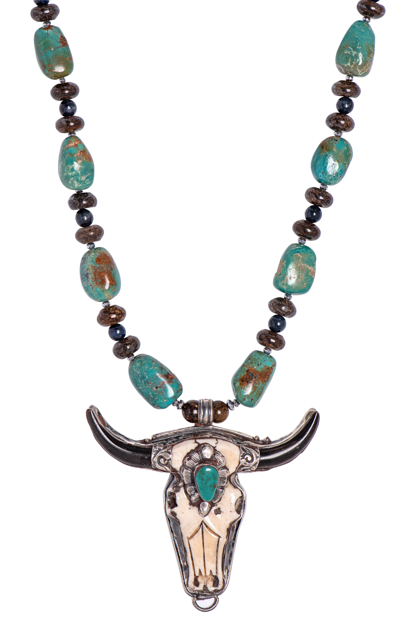 Breathe Deep Sterling Silver with Turquoise Set