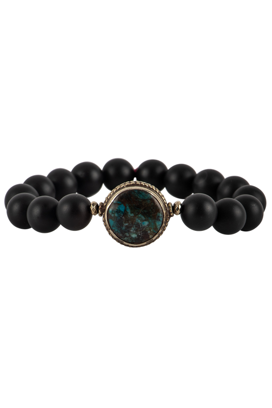 Breathe Deep Designs Onyx Stone Bracelet