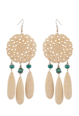Breathe Deep Dream Catcher Earrings