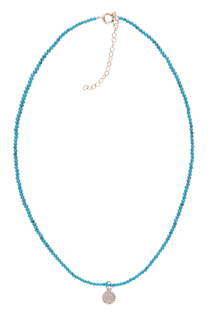 Brown Eyed Girls Turquoise Charm Necklace