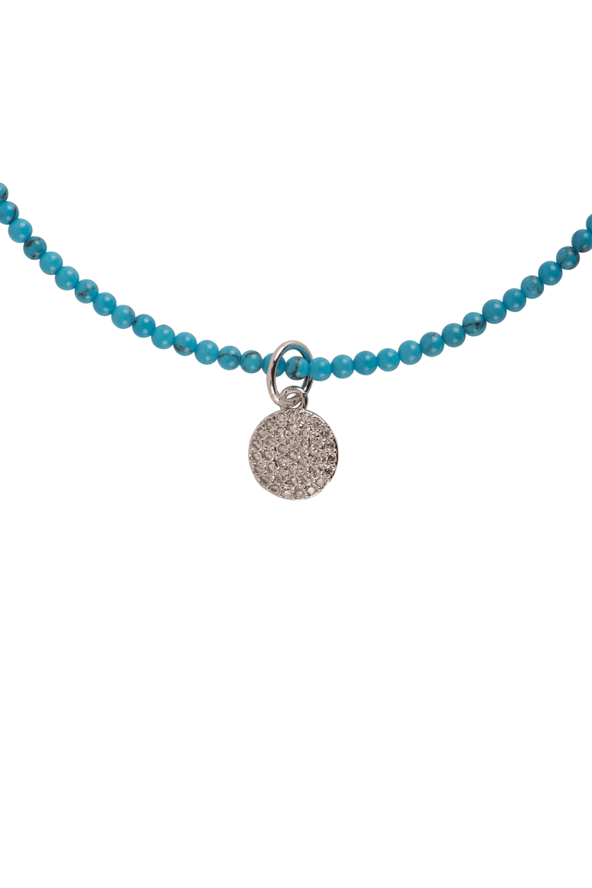 Brown Eyed Girls Turquoise Charm Necklace