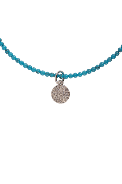 Brown Eyed Girls Turquoise Charm Necklace
