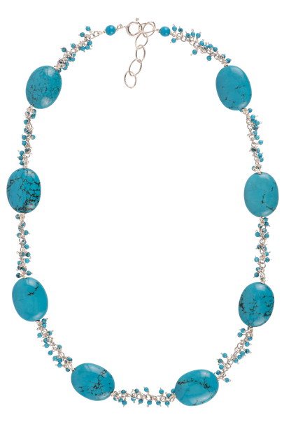 Brown Eyed Girls Turquoise Pebble Necklace