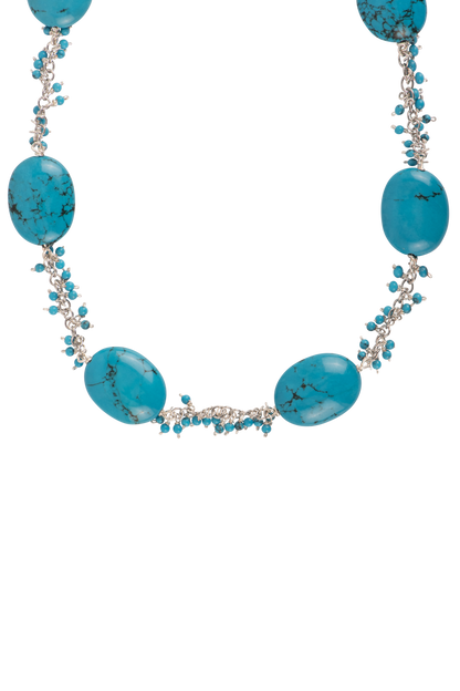 Brown Eyed Girls Turquoise Pebble Necklace