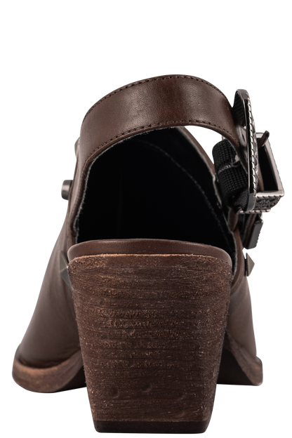 Golo Billy Jean Brown Slingback Mules