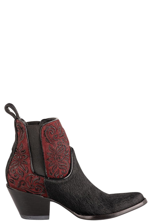 Old Gringo Women's Cowhide Zurich Cowgirl Boots - Burgundy & Black