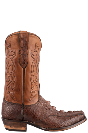 Black Jack Men's Exclusive Snapping Turtle Cowboy Boots - Brown