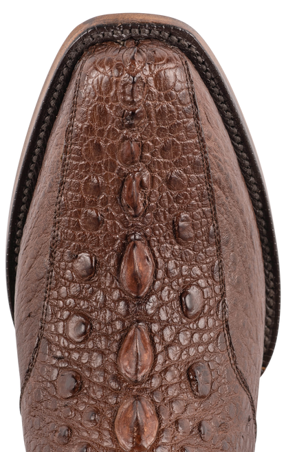 Black Jack Men's Exclusive Snapping Turtle Cowboy Boots - Brown