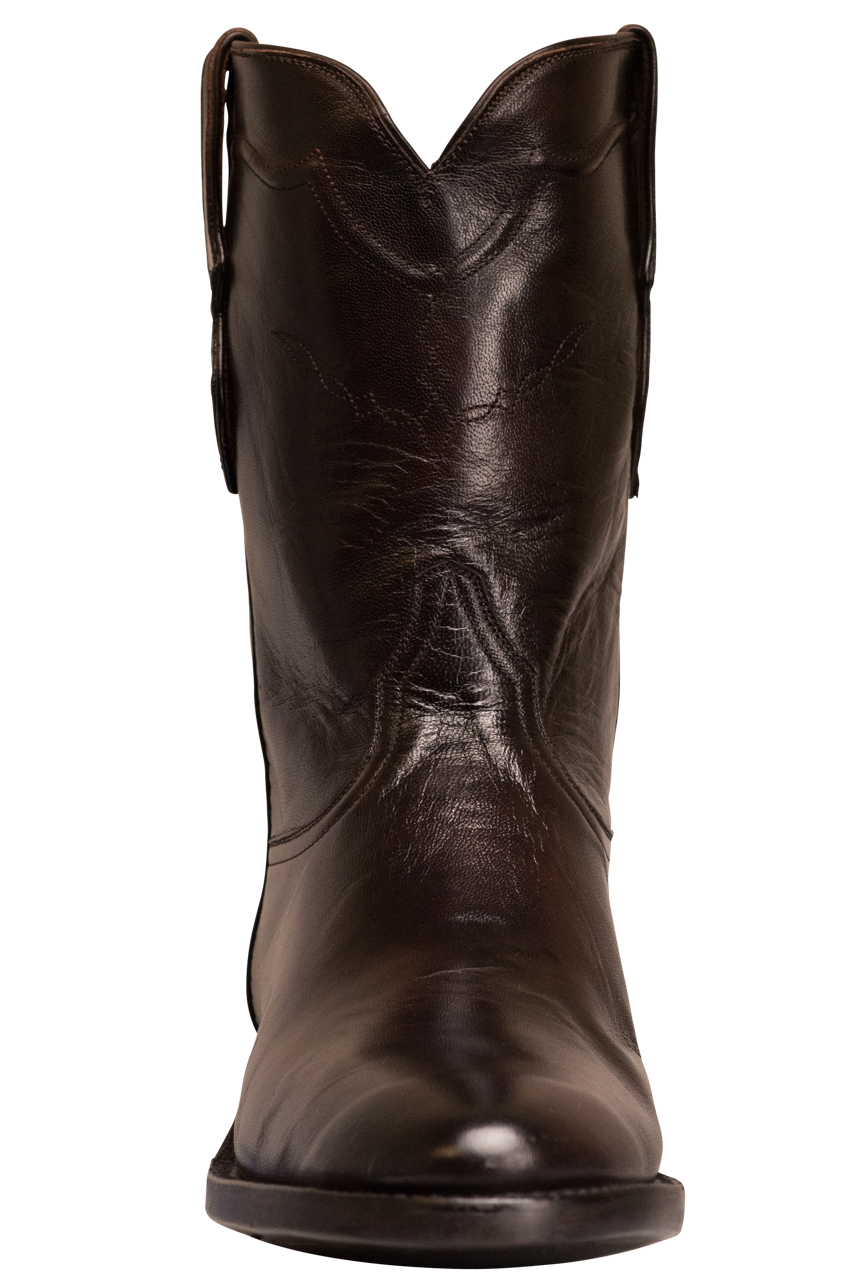 Black Jack Men's Brush Off Goat Roper Boots - Brown