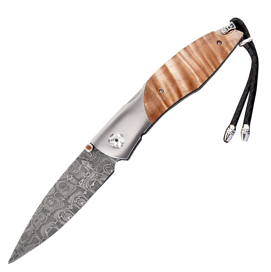 William Henry Omni Maple Pocket Knife