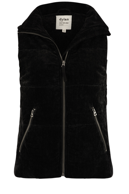 Dylan Velvet Puffer Vest