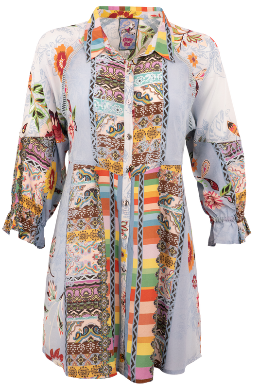 Johnny Was Rainbow Adonia Tunic