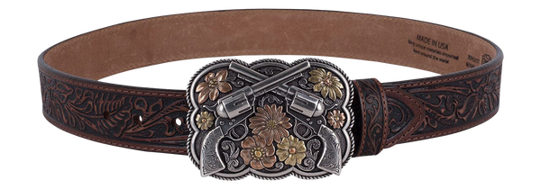 Tony Lama Bandit Leather Western Belt | Pinto Ranch display picture 1