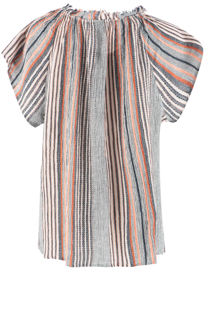 Dylan Arizona Stripe Cotton Blouse