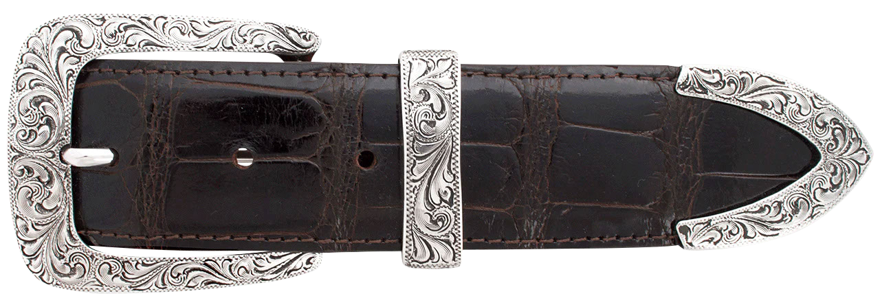 Chacon Caliente Engraved 1.5" Buckle Set