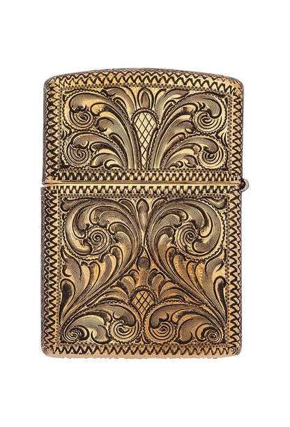Silver King Brass Engraved Western Zippo Lighter | Pinto Ranch Silver King Brass Engraved Western Zippo Lighter | Pinto Ranch