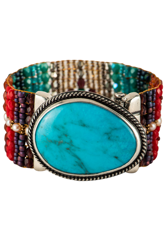 Peyote Bird Big Rainbow Bracelet