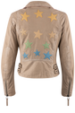 Mauritius Christy Tan Lamb Leather Jacket