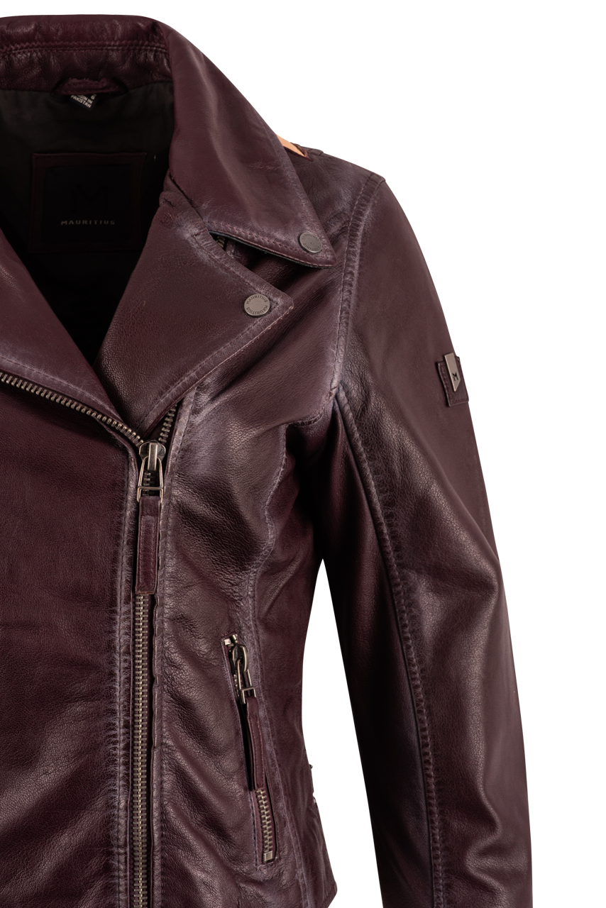 Mauritius Chrissy Fringe Leather Jacket with Star Detail 8 / M / Black / Lambskin Leather