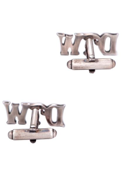 Pinto Ranch Sterling Silver Initial Cufflinks